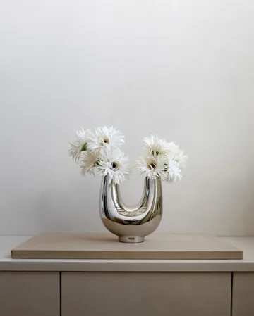 Kazumi vase - Nickel - Hein Studio