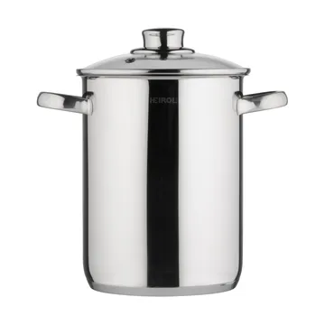 Heirol Steely asparagus pot with insert - 4 liters - Heirol