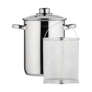 Heirol Steely asparagus pot with insert - 4 liters - Heirol