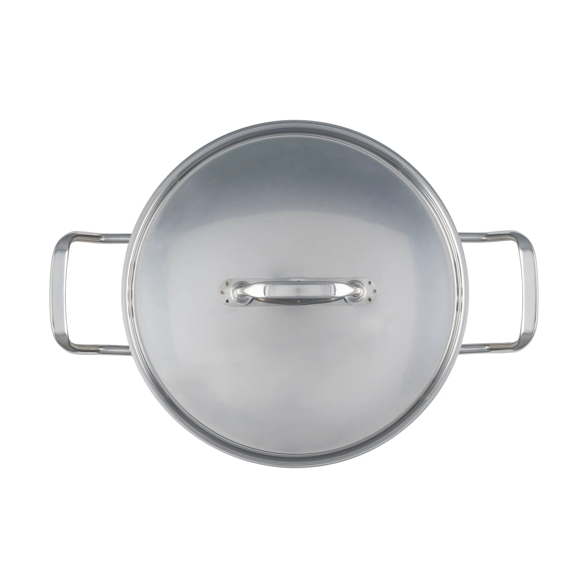 Heirol Steely Classic Triply pot with lid 5.5 liters, Stainless steel Heirol