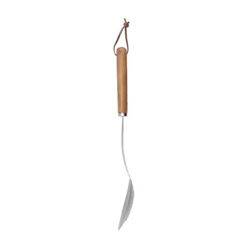 Stainless steel serving spoon with hole 34 cm - Beech - Heirol