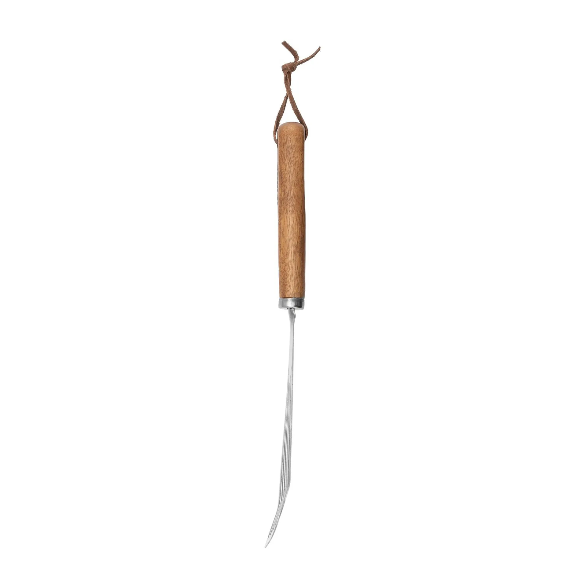 Stainless steel spatular with hole 30 cm, Beech Heirol