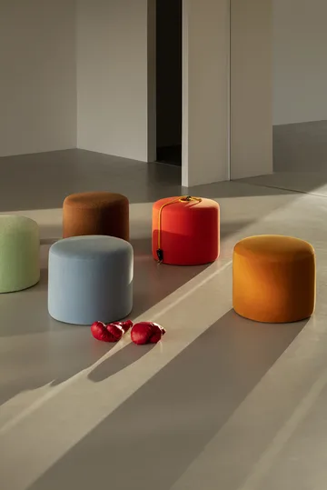 Bon pouf Ø50x41 cm - Peacock - Hem