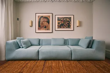 Great 3-seater sofa 330 cm - Autumn 0361 - Hem