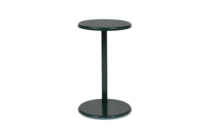 Lolly side table 56 cm - Black green gloss - Hem