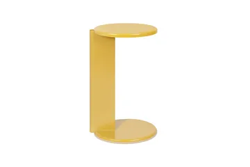 Lolly side table 56 cm - Ochre yellow gloss - Hem