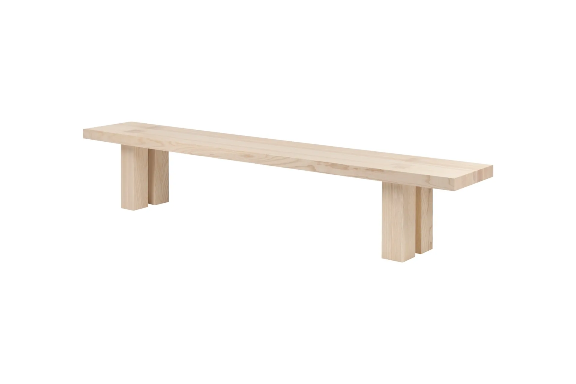 Max bench 43x250 cm, Ash Hem