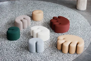 Palma pouf Large 99x118 cm - Pebble - Hem