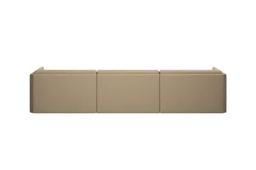 Palo Block 3-seater sofa Low 295 cm - Beige - Hem