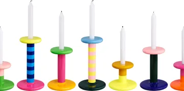 Pesa candlestick Low 11 cm - Honey yellow-sulfur yellow - Hem