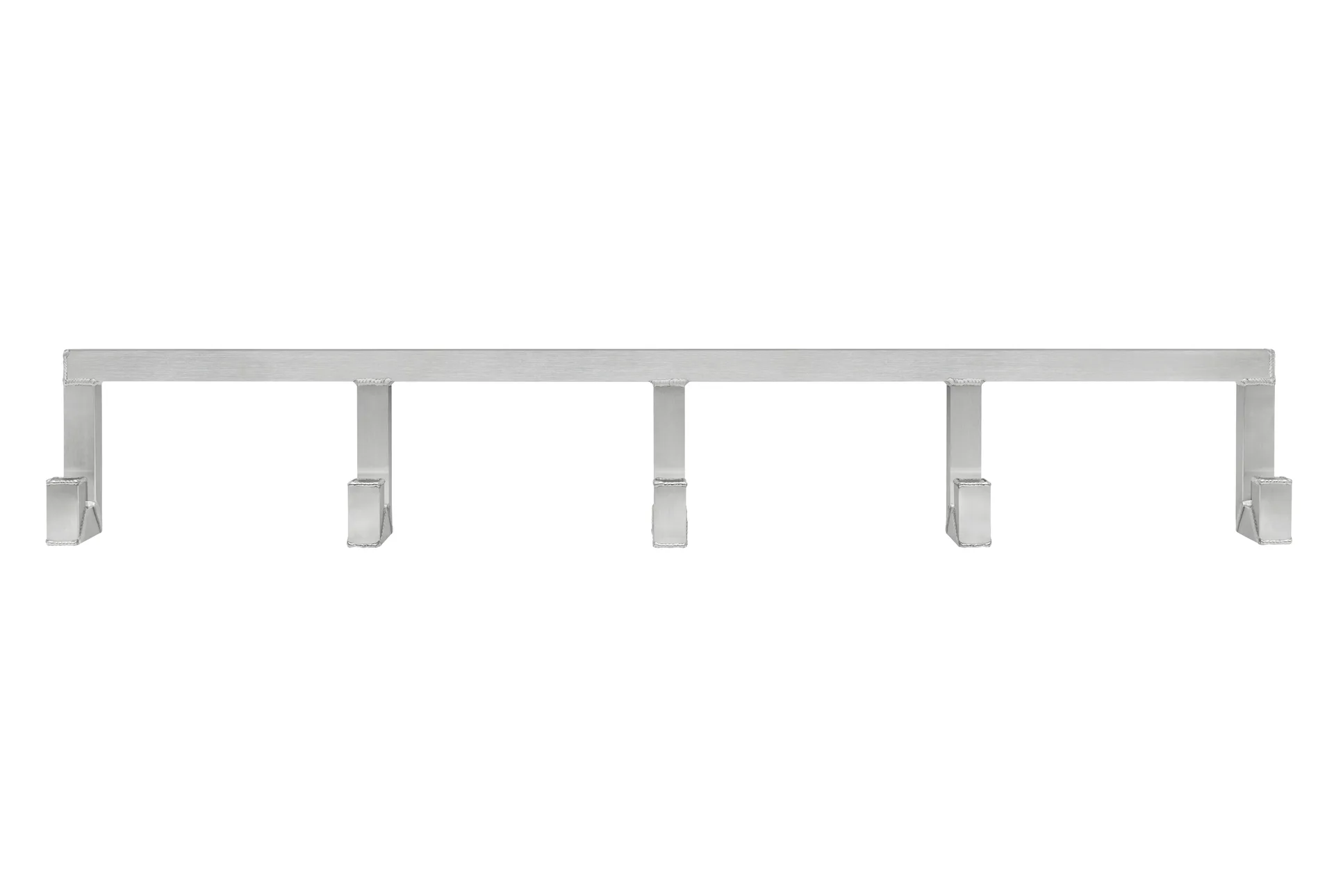 Tig Quintuple hook 115 cm, Brushed aluminum Hem