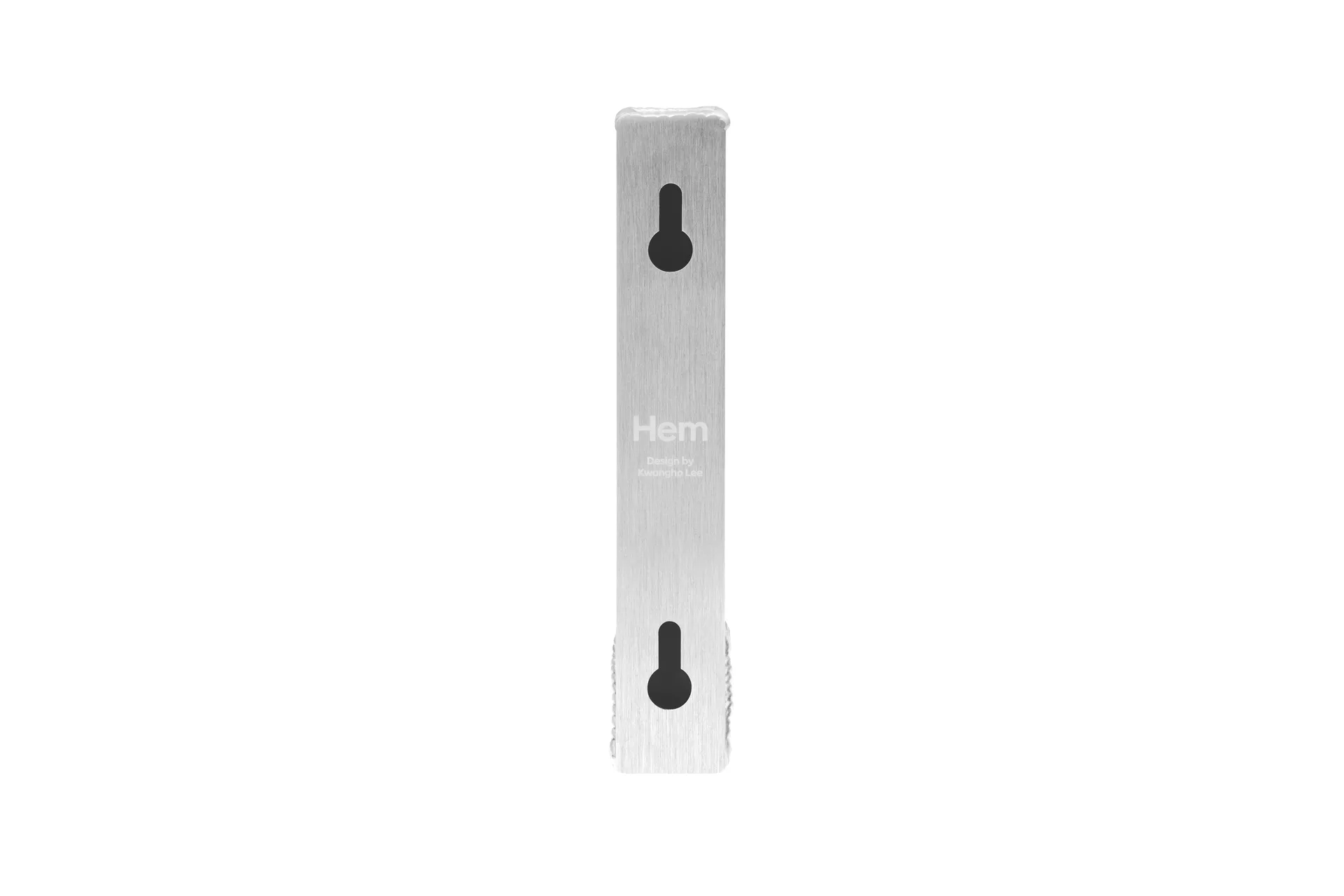 Tig Single hook, Brushed aluminum Hem