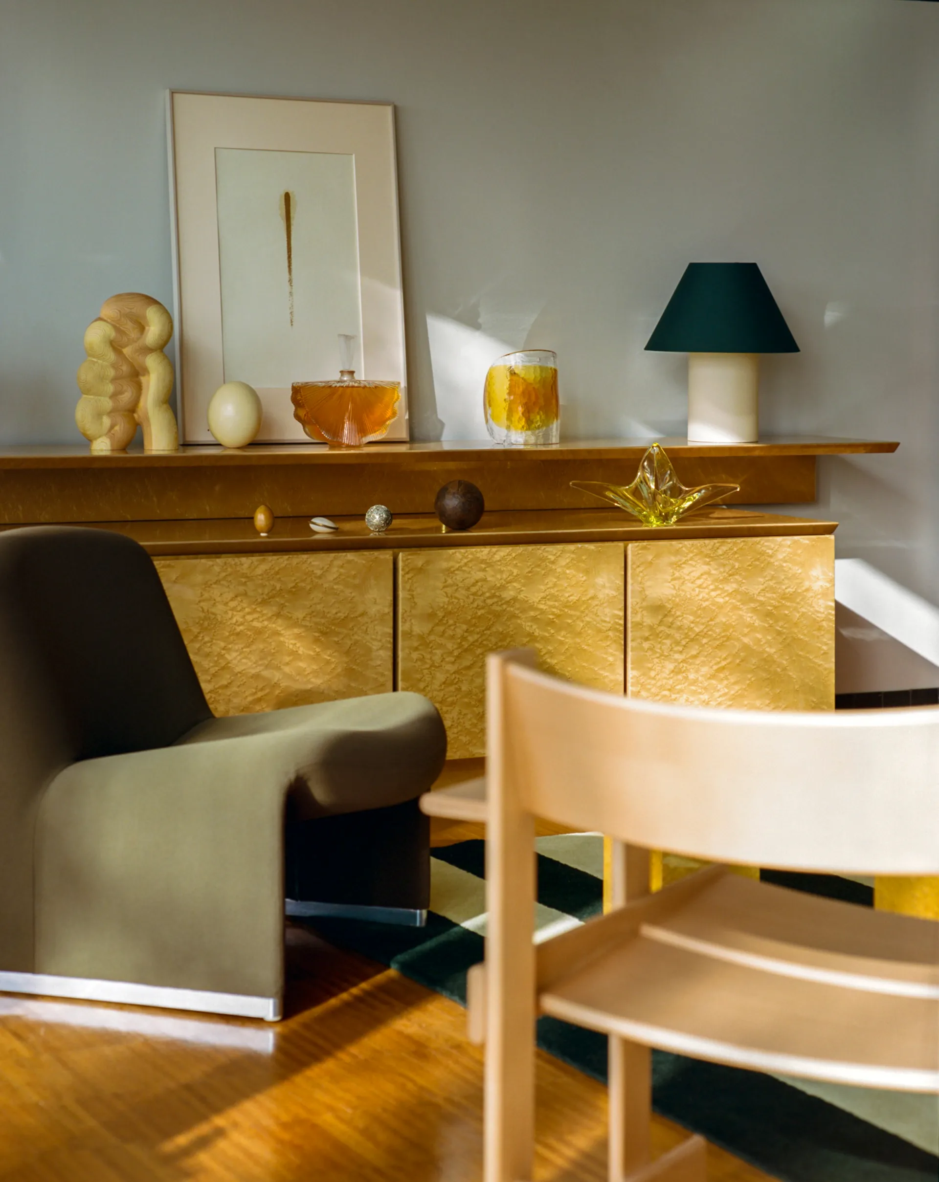 Toto table lamp Medium 47 cm, Wax yellow-pine Hem