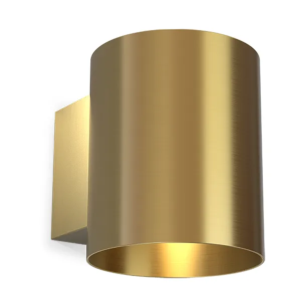 Evoke wall lamp small, Satin brass Herstal