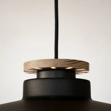 Street pendant lamp L - Matte black - Herstal
