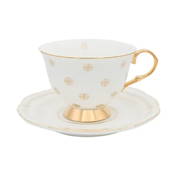 Anima Gemella 1, cup with saucer - 22 cl - Hilke Collection