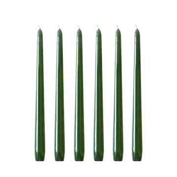 Herrgårdsljus candles 30 cm 6-pack  - Dark green - Hilke Collection