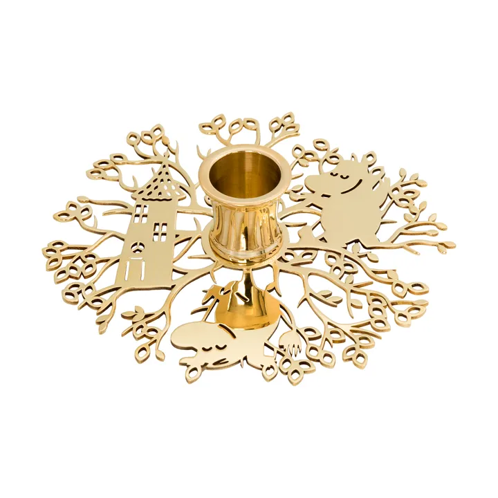 Hilke X Moomin No.1 candle holder - Brass - Hilke Collection