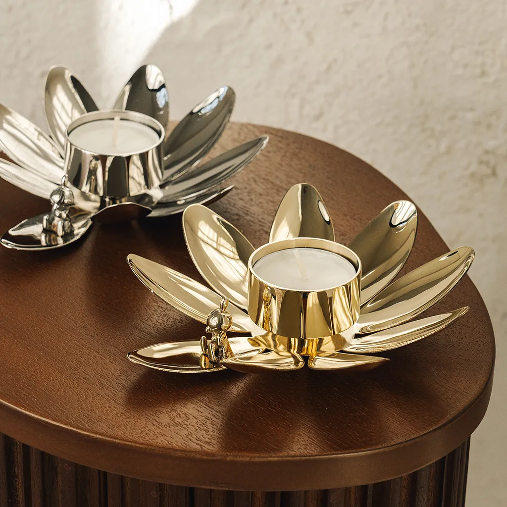 Hilke X Mumin Little My candle holder, Brass Hilke Collection