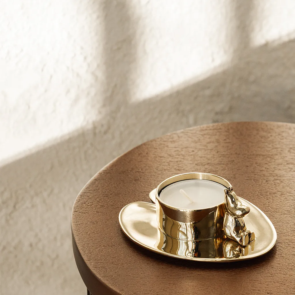 Hilke X Mumin No.3 candlestick, Brass Hilke Collection