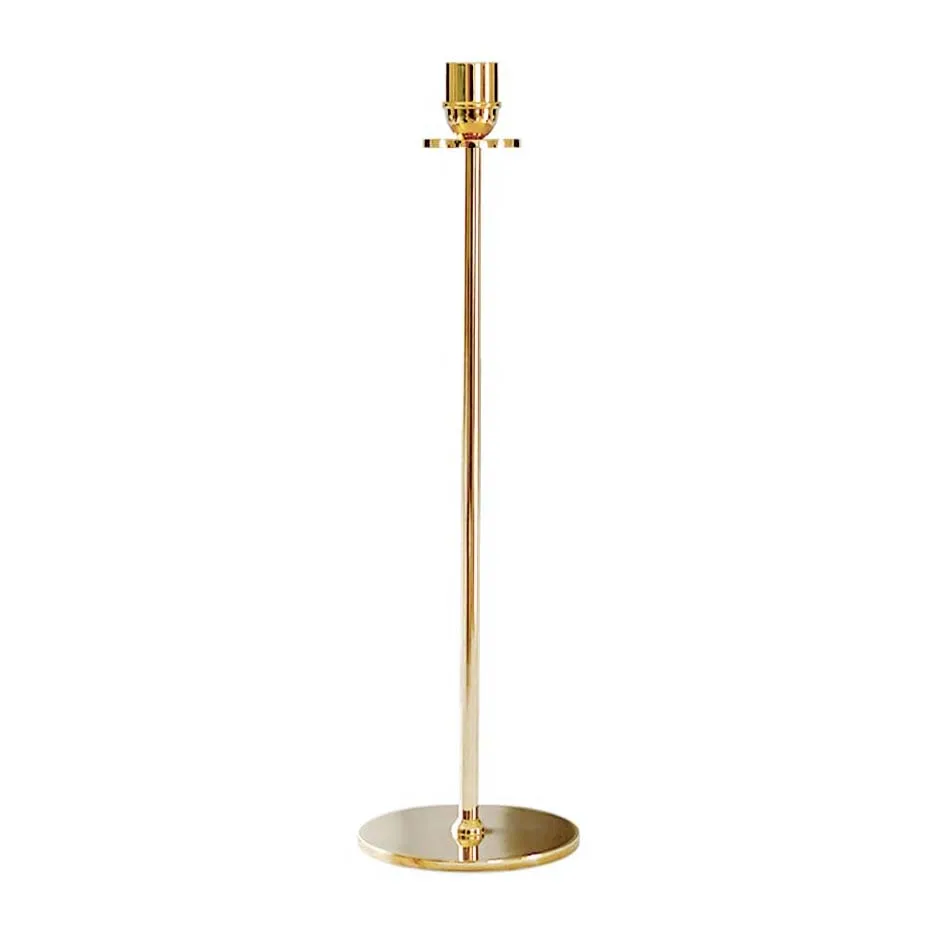 Luce Del Sole candle sticks 40 cm, Solid brass Hilke Collection