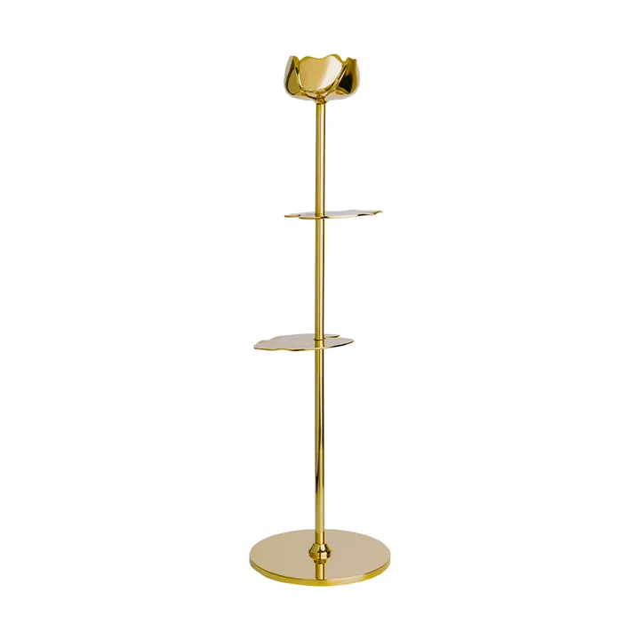 Ninfea Alta candlestick 35 cm - Brass - Hilke Collection