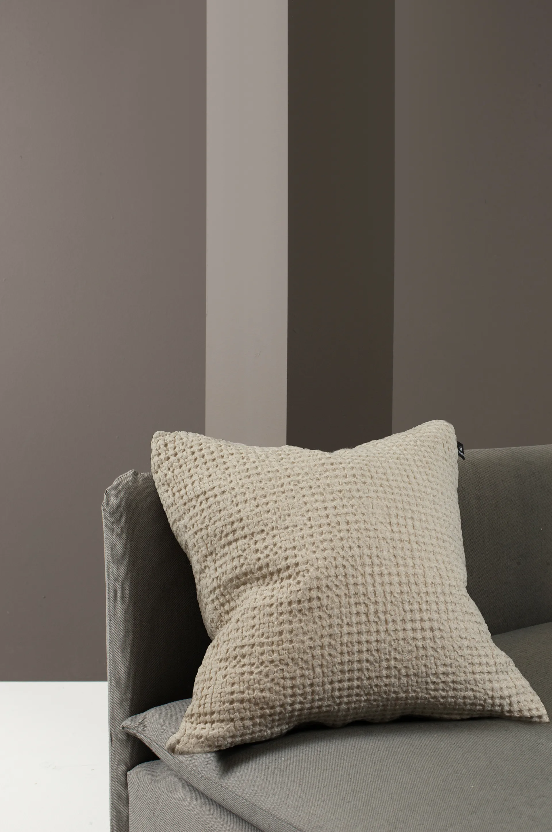 Angeline pillow case 50x50 cm, Oatmeal Himla