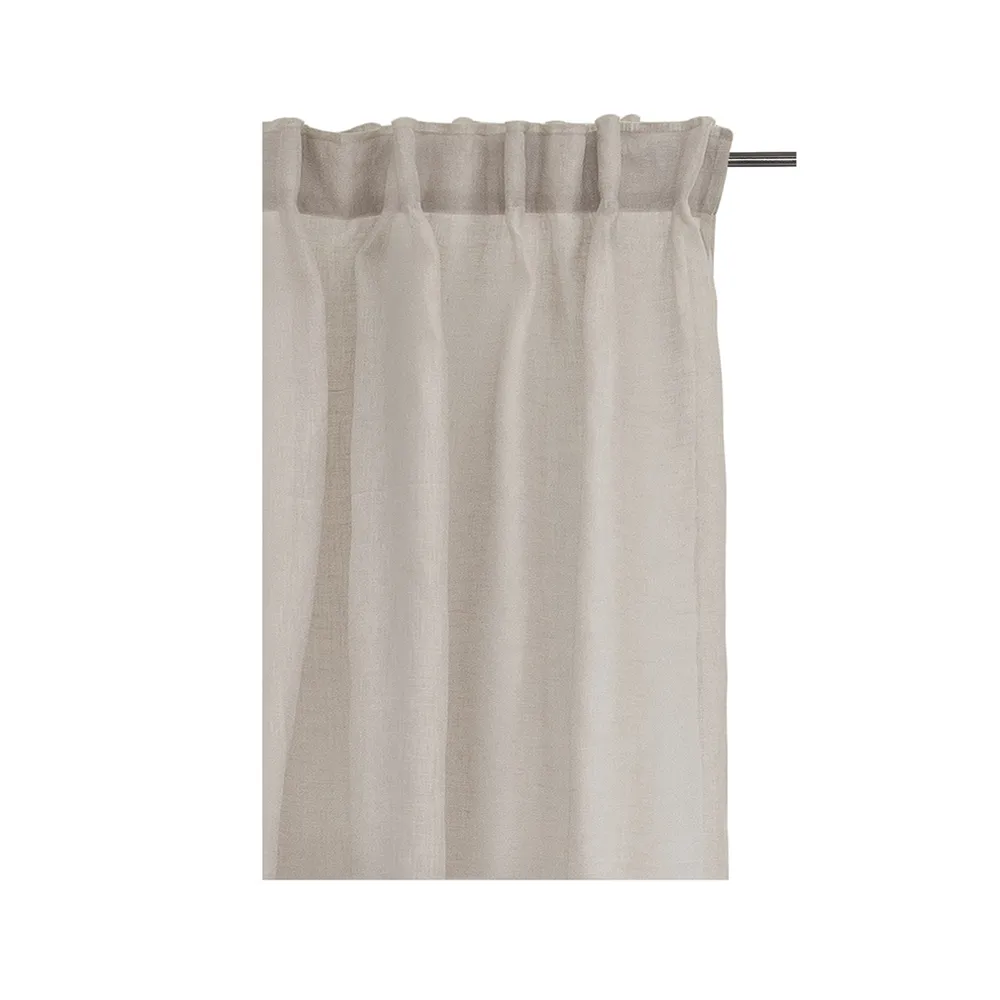 Dalsland curtain, Mother of pearl, pleat band and channel Himla