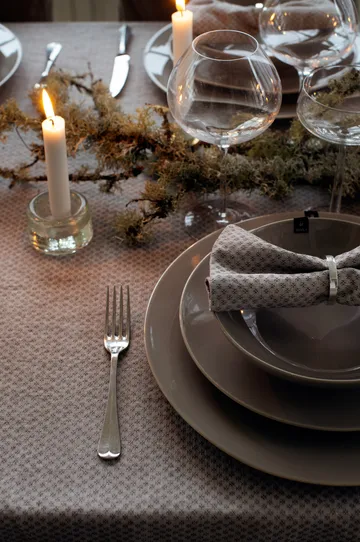 Julia napkin 45x45 cm 4-pack - pewter (grey) - Himla
