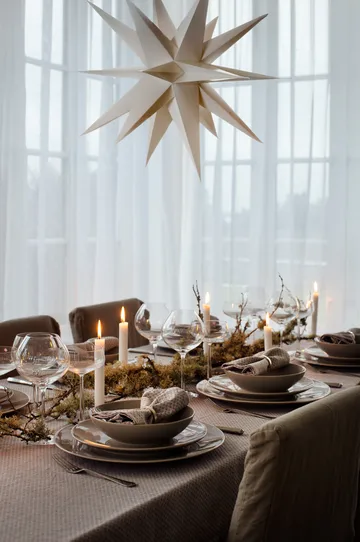 Julia tablecloth 145x250 cm - pewter (grey) - Himla