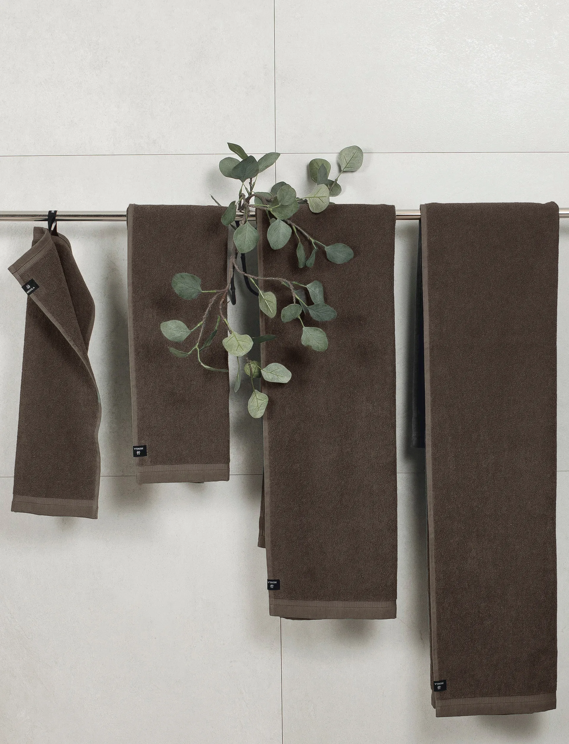 Lina towel chocolat, 30x50 cm Himla