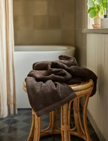 Lina towel chocolat - 50x70 cm - Himla