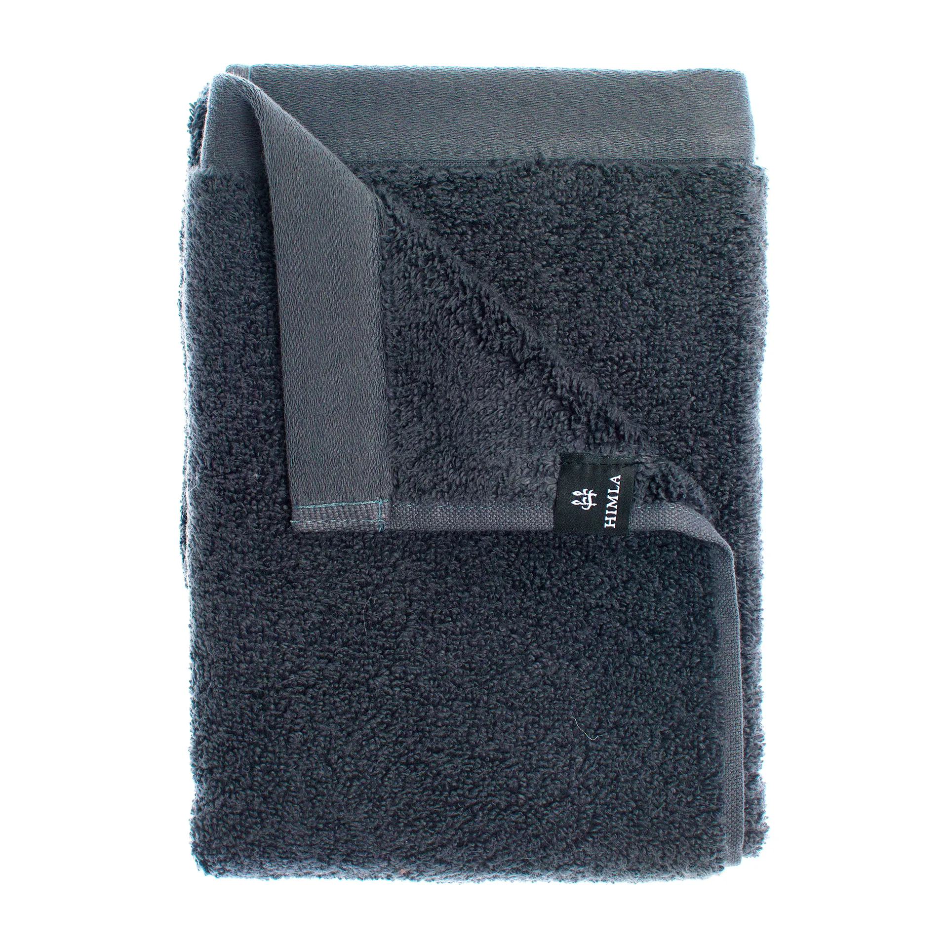 Maxime organic towel blue shadow, 70x140 cm Himla