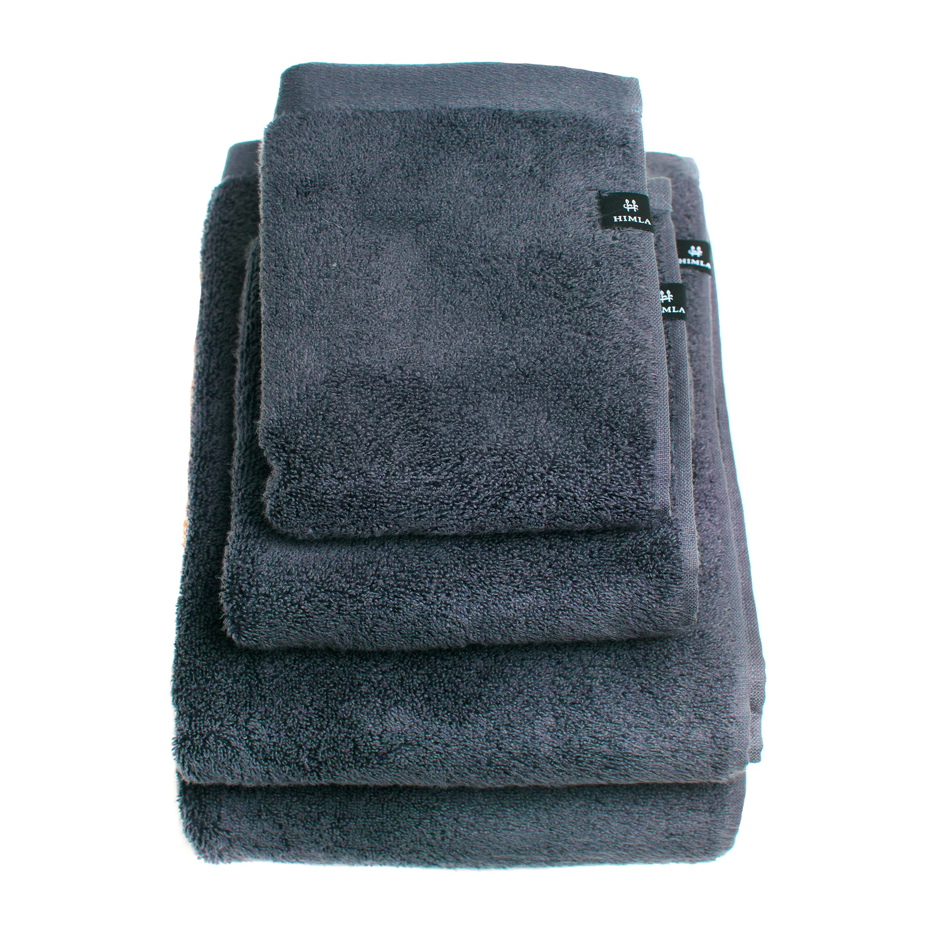 Maxime organic towel blue shadow, 70x140 cm Himla