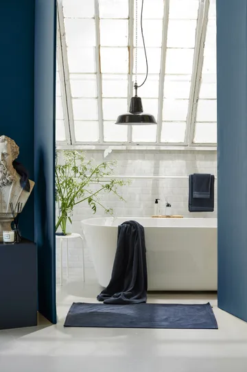 Maxime organic towel blue shadow - 70x140 cm - Himla