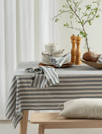 Riviera fabric napkin 45x45 cm 4-pack - Azure - Himla