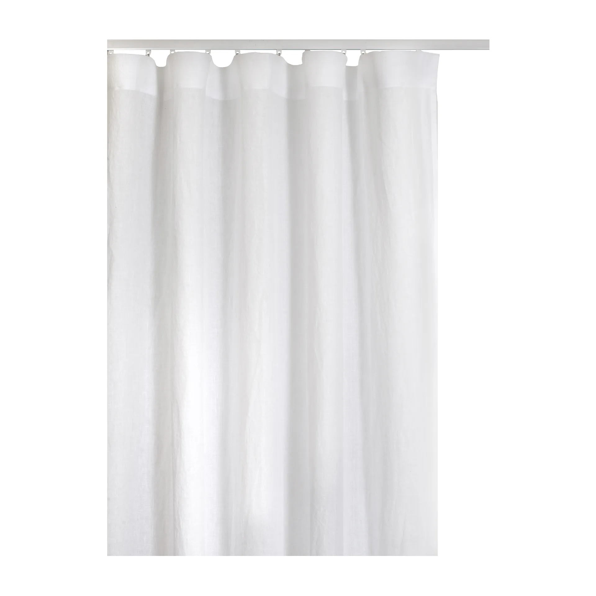 Springtime curtain with veckband277x250 cm, White Himla
