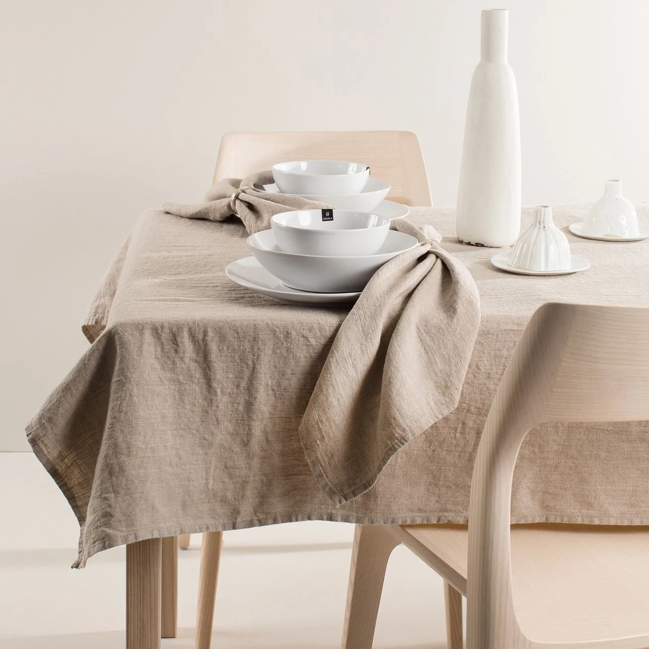 Sunshine tablecloth natural, 145x330 cm Himla