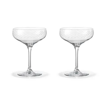 Cabernet Lines cocktail glass 29 cl 2-pack - Clear - Holmegaard