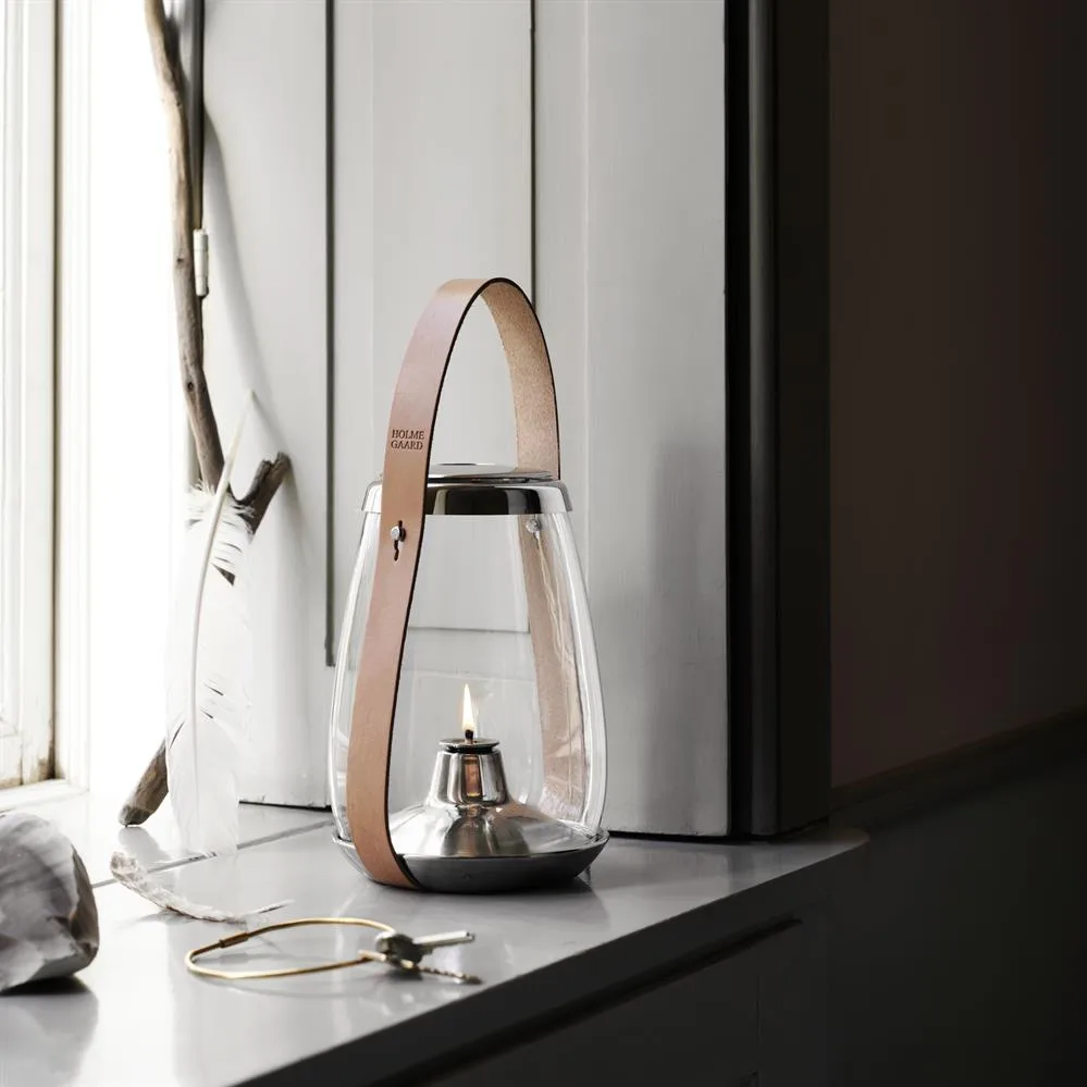 Design with light oil lamp, 32.5 cm Holmegaard