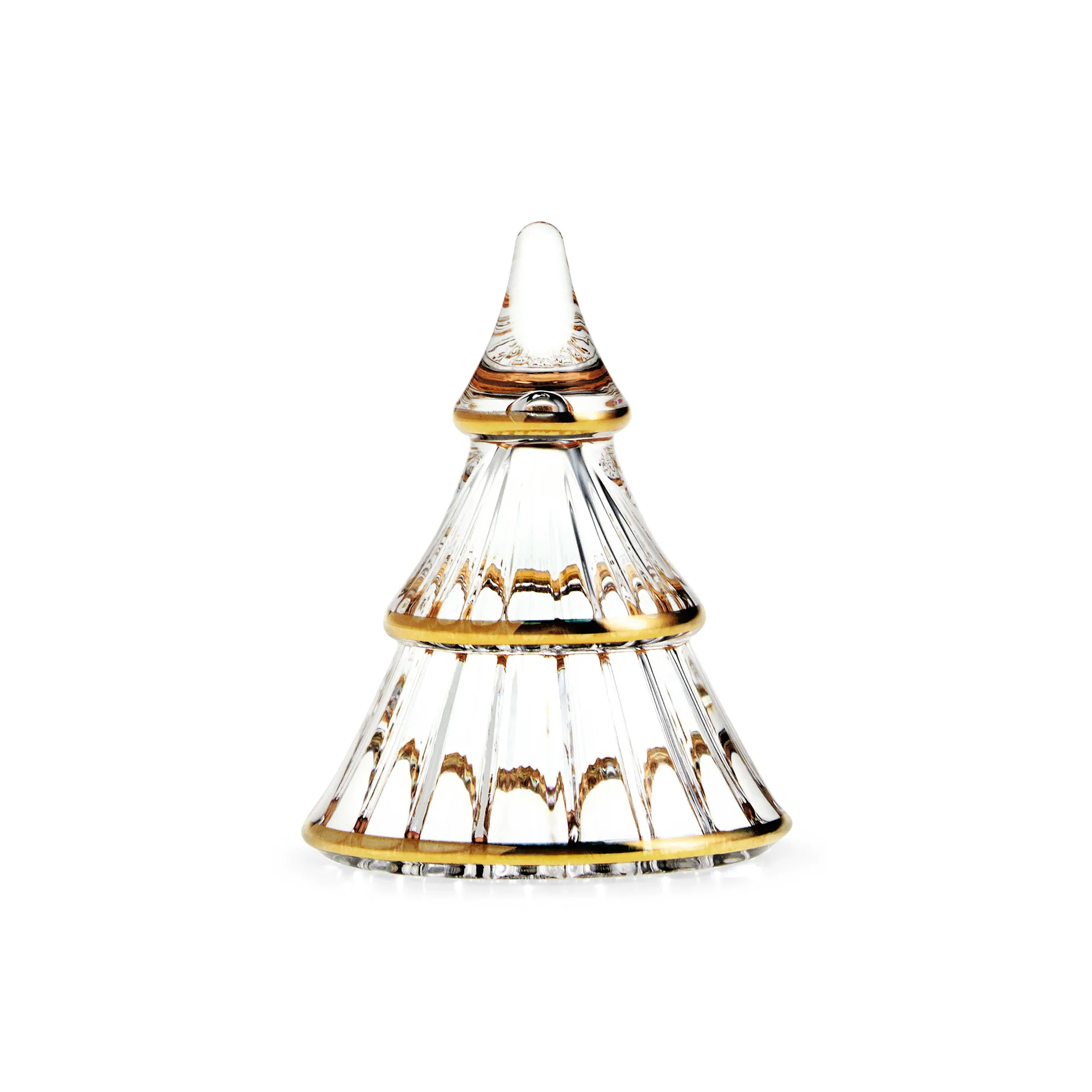 Fairytales Christmas tree small, Clear-gold Holmegaard