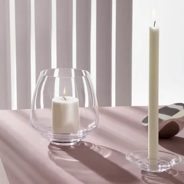 Flow candle sticks - Clear - Holmegaard