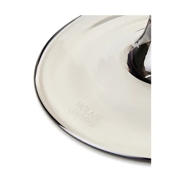Flow glass on base 35 cl - Smoke - Holmegaard