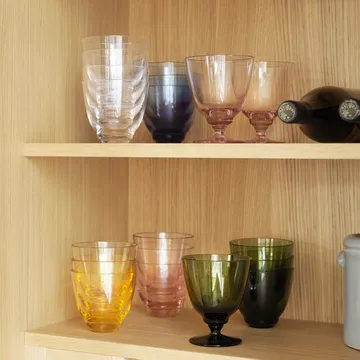 Flow water glass 35 cl - clear - Holmegaard