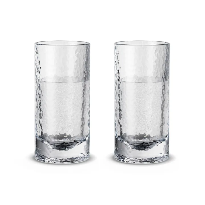 Forma long drink glass 32 cl 2-pack - Clear - Holmegaard