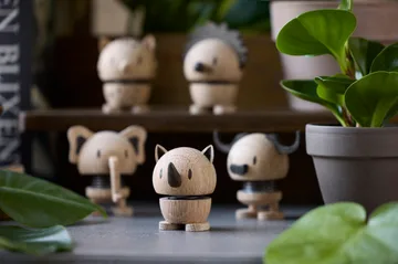 Hoptimist figure S - Lion, oak - Hoptimist