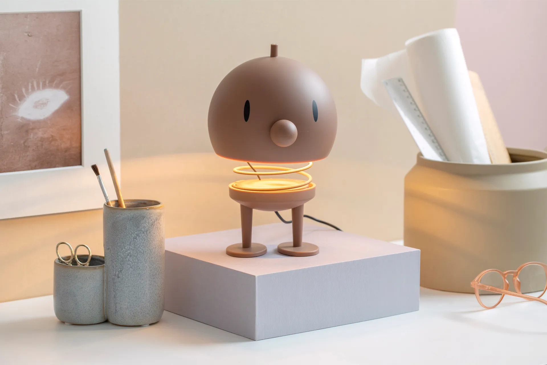 Hoptimist Soft Bumble lamp XL 23 cm, Choko Hoptimist