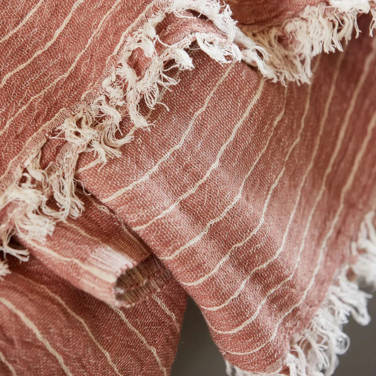 Alice stripe throw 140x200 cm, Dusty berry House Doctor