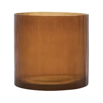 Amka tea light holder Ø10 cm - Amber - House Doctor