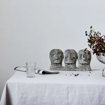 Ancient head decoration - grey-brown - House Doctor